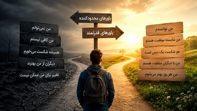 قدرت باورها و تأثیر باورهای محدودکننده بر موفقیت و کیفیت زندگی