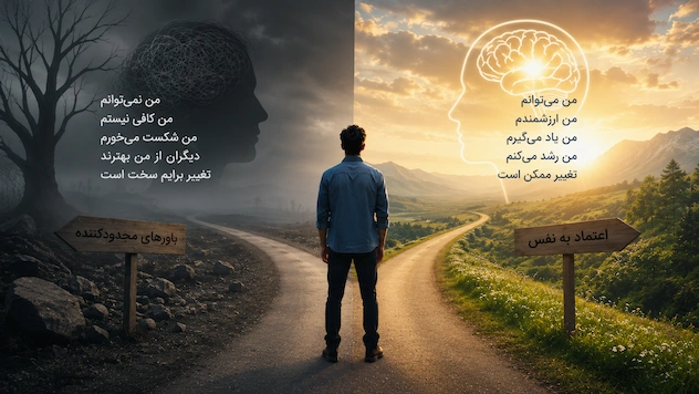 تغییر باورهای محدودکننده برای افزایش اعتماد به نفس و رشد فردی